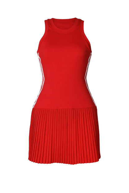 Sleeveless Bodycon Striped Mini Dress Lavish Daily