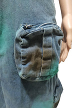 Denim Cargo Dress Lavish Daily