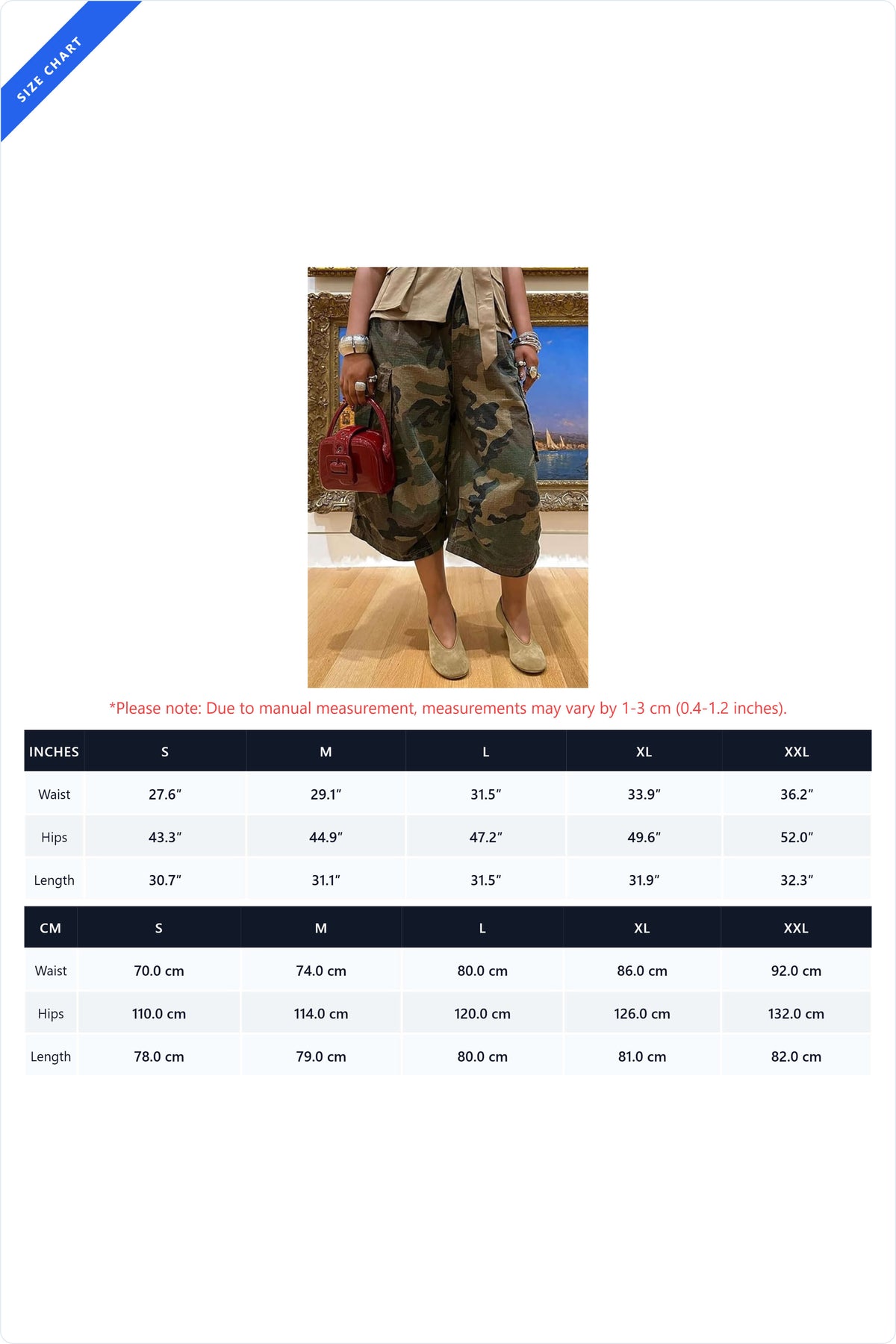 Baggy Cropped Utility Cargo Pants Lavish Daily