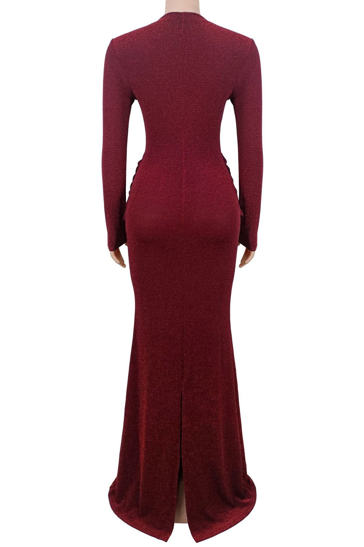 Elegant Bodycon Maxi Dress Lavish Daily