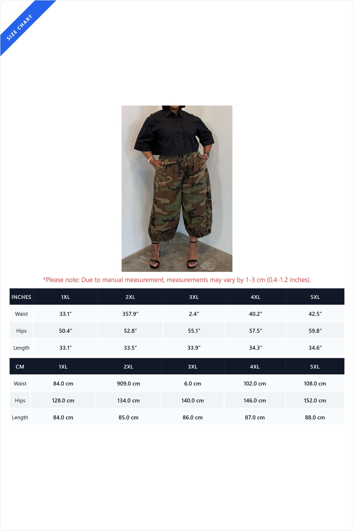 Plus Size Cropped Parachute Pants Lavish Daily