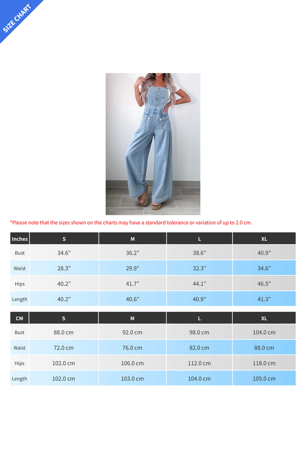 Loose Fit Denim Jumpsuit with Straps Lavish Daily