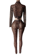 Mesh Printed Tie Split Set Lavish Daily