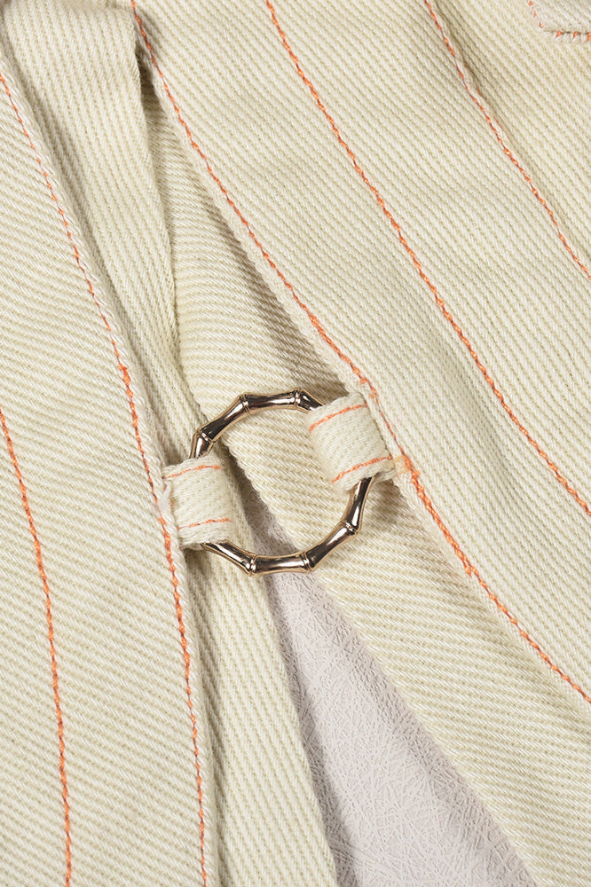 Midriff Crop Top Jacket Lavish Daily