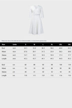 V-Neck Wrinkled Midi Dress Lavish Daily