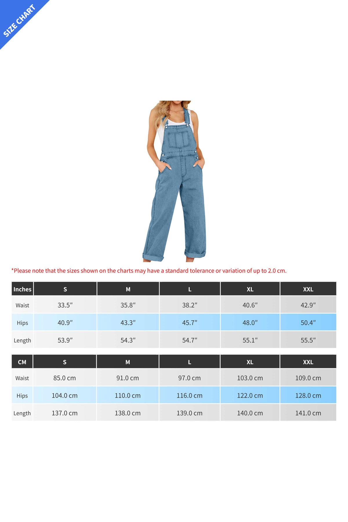 Adjustable Tie-Strap Wide Leg Denim Overall Lavish Daily