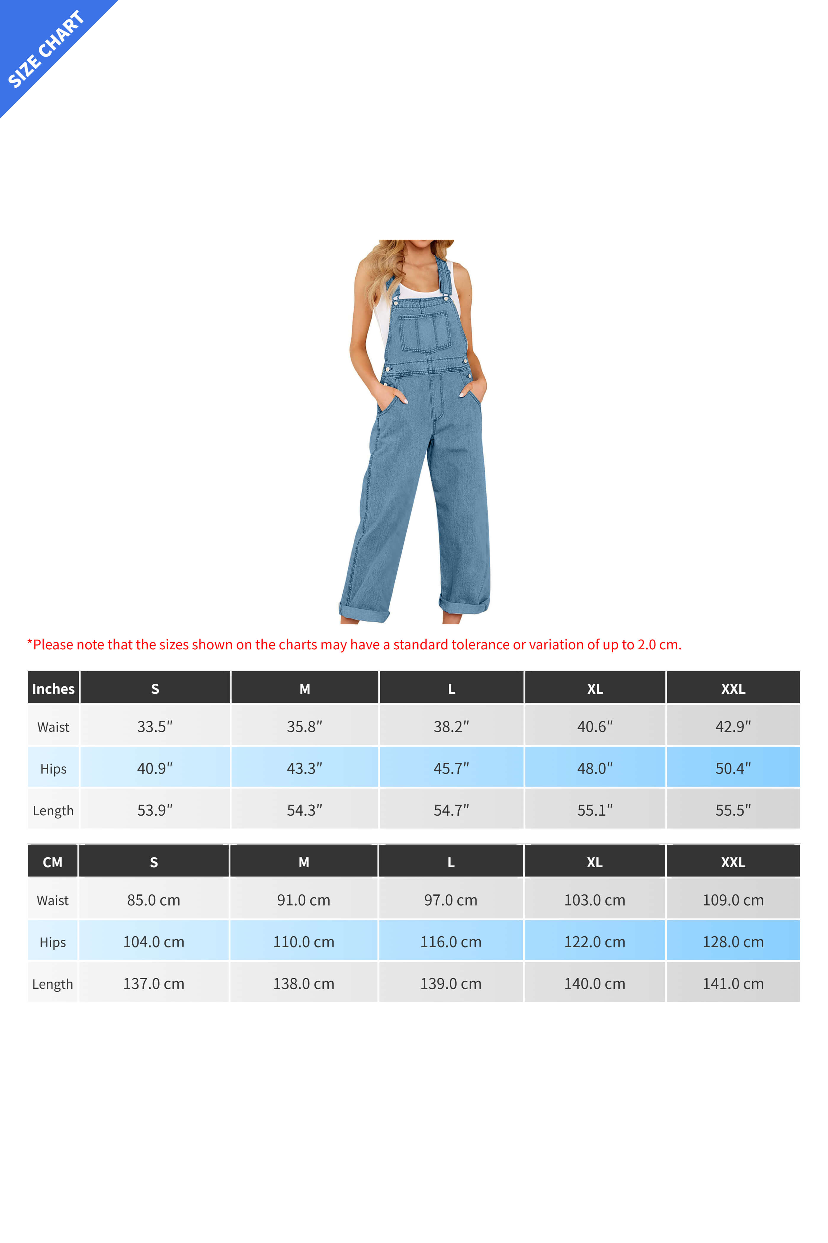 Adjustable Tie-Strap Wide Leg Denim Overall Lavish Daily