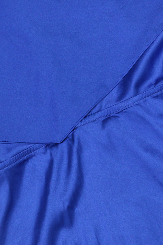 Draped Halter Maxi Dress Lavish Daily