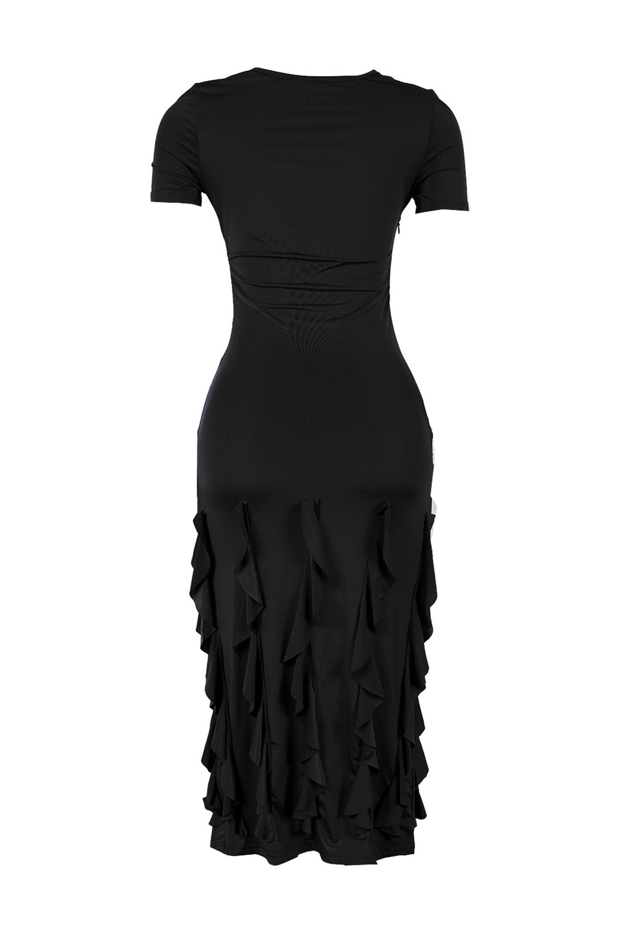 Elegant Slim-Fit Stretch Midi Dress Lavish Daily