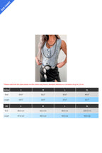 Sleeveless Studded Denim Vest Lavish Daily