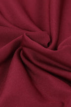 Elastic Solid Color Long Dress Two-Piece Set Lavish Daily