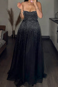 Strapless Hot Drilling Backless Lace-Up Gown Lavish Daily