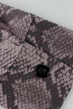 Snake Zip Ruched Top and Pants Set LavishDaily