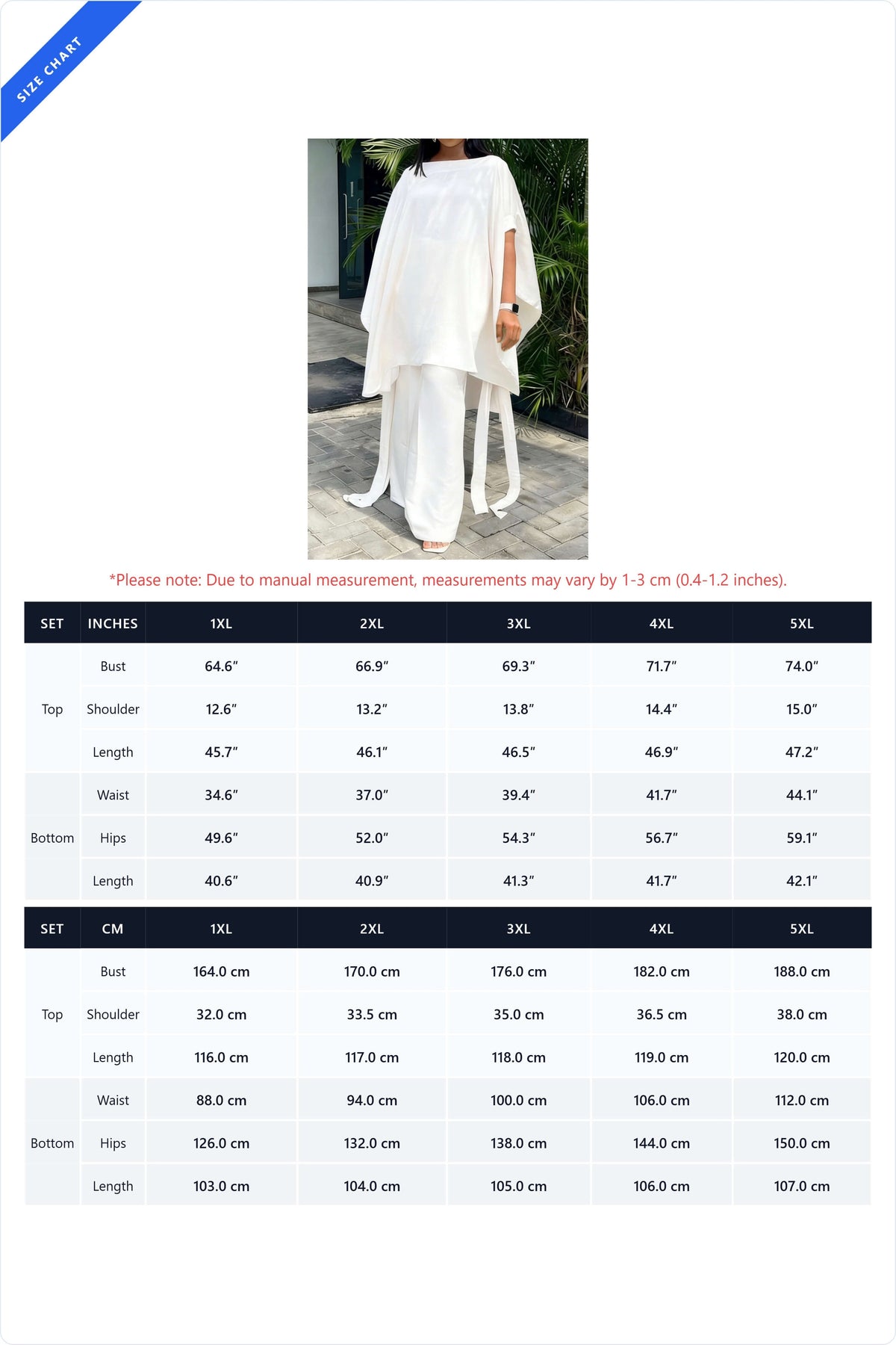 Plus Size Cape & Palazzo Pant Set LavishDaily