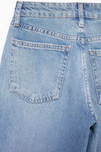 Rhinestone Straight Leg Jeans Lavish Daily