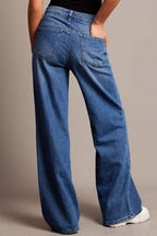 High Waist Loose Wide Leg Straight Jeans Lavish Daily