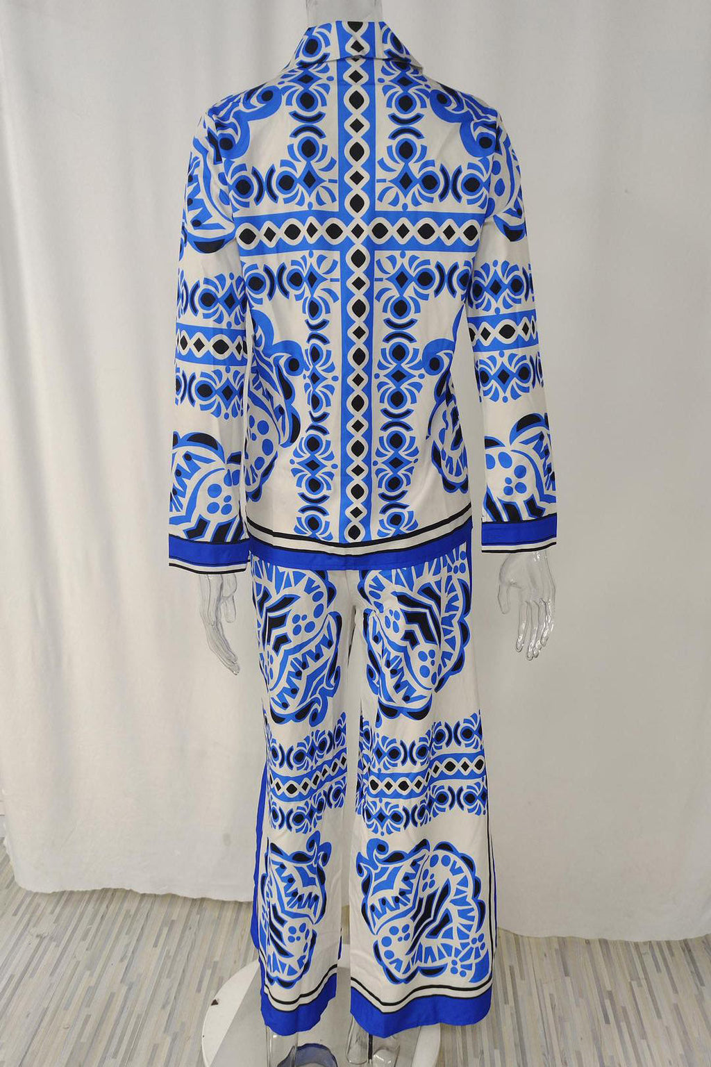 Printed Shirt and Pant Set Lavish Daily