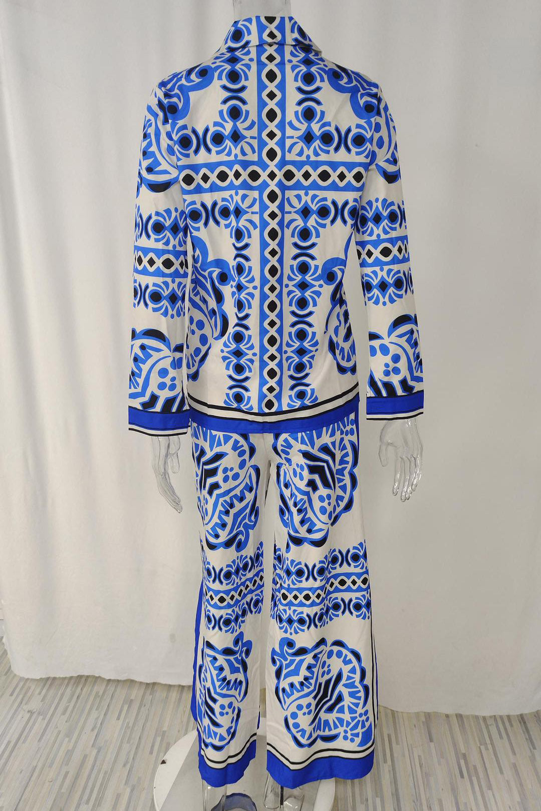 Printed Shirt and Pant Set Lavish Daily