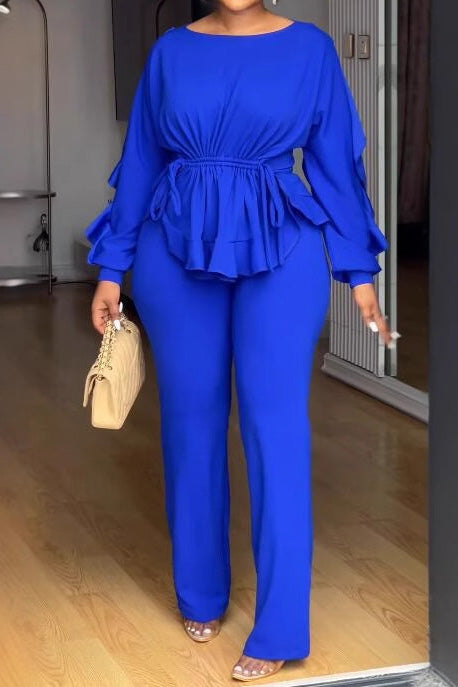 Elegant Drawstring Slim Fit 2-Piece Set Lavish Daily