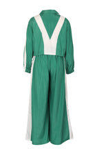 Color-Block Windbreaker & Wide-Leg Set Lavish Daily