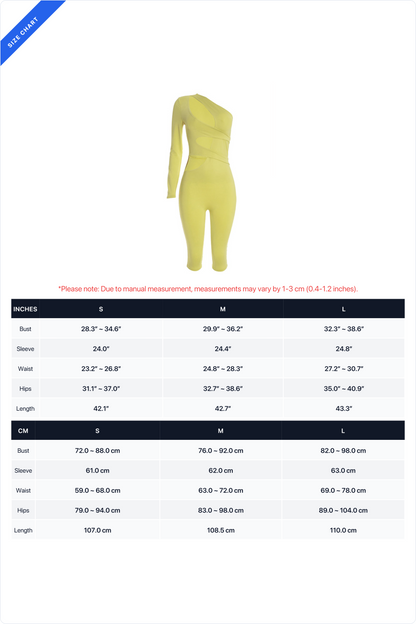 One-Shoulder Cutout Capri Jumpsuit Lavish Daily