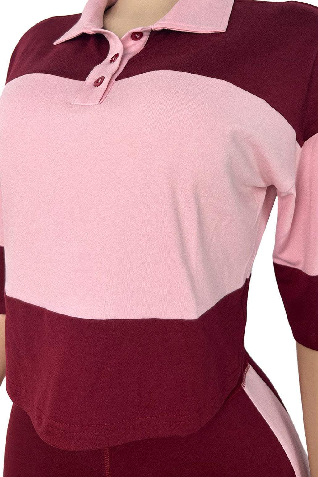 Collared Top & Flare Pants Two-Piece Set Lavish Daily