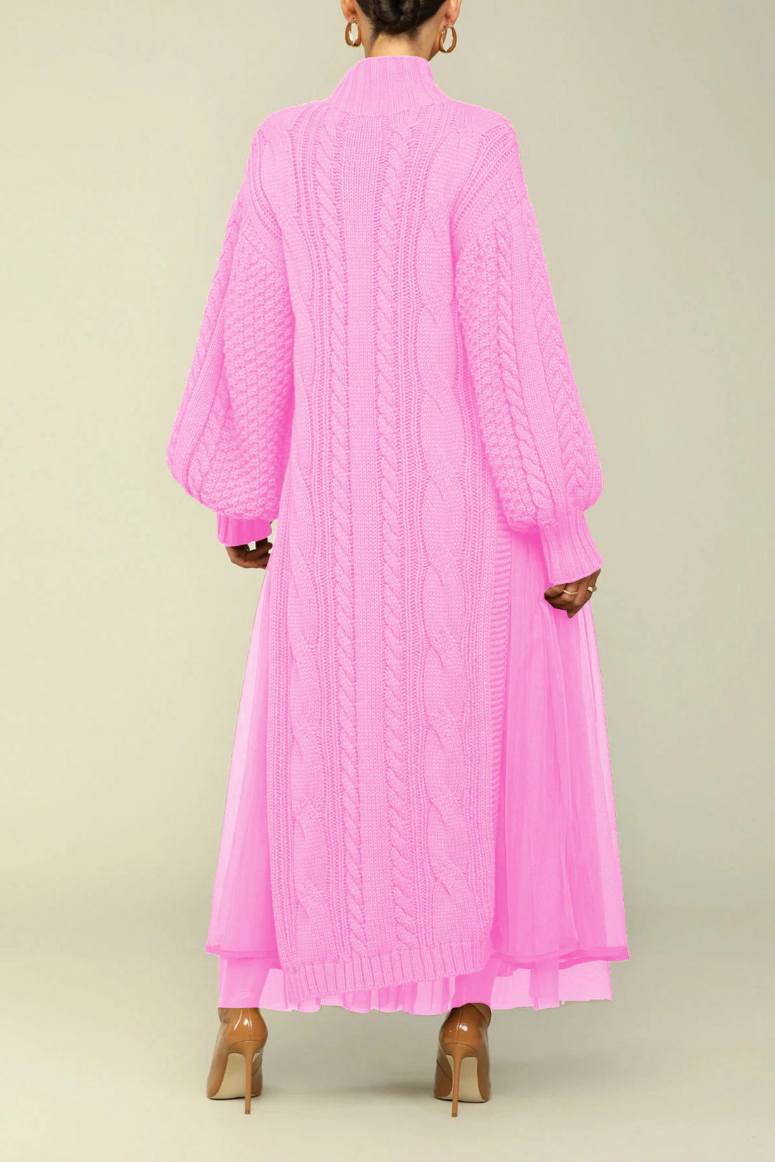 Knit Tulle Two Piece Skirt Set Lavish Daily