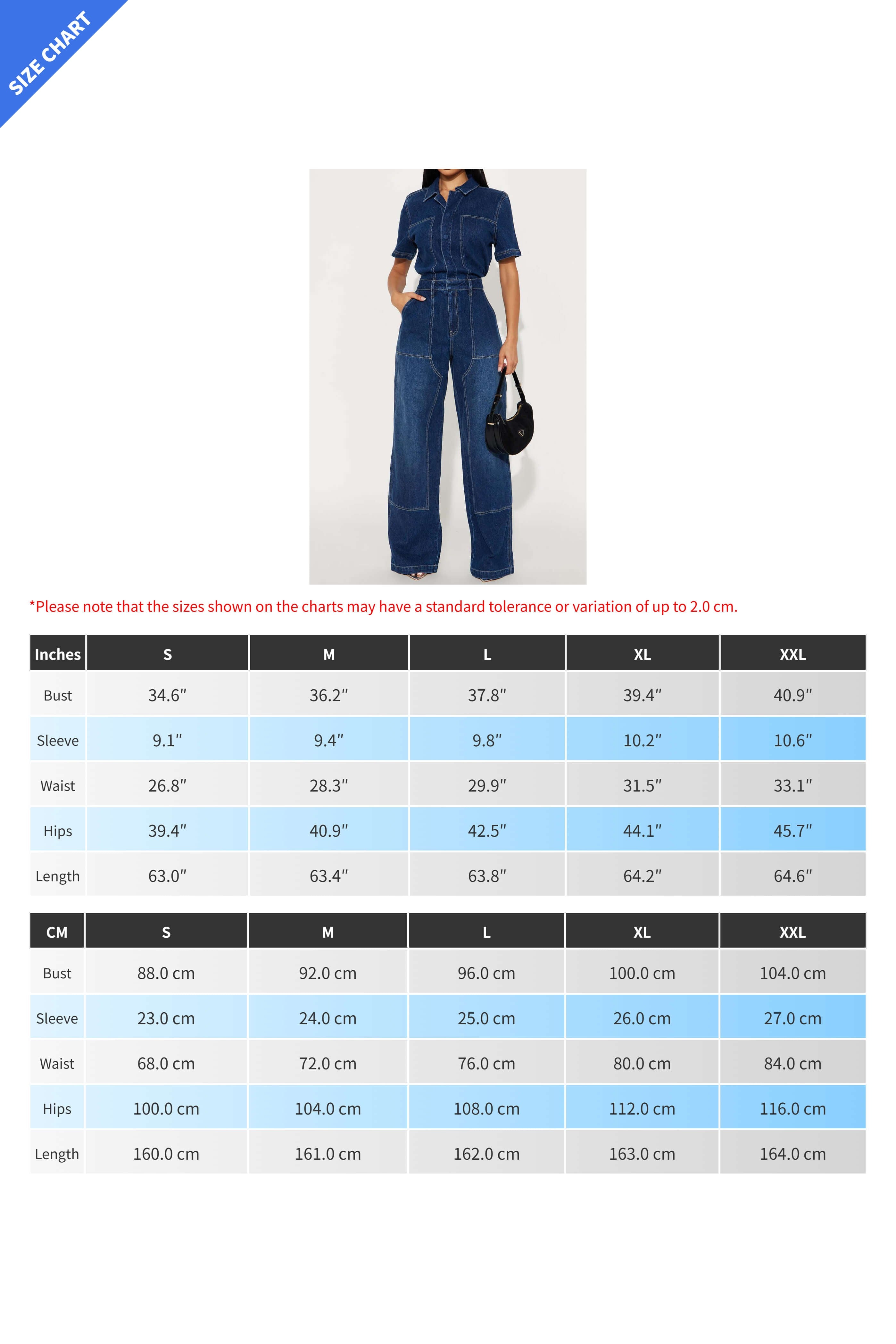 Denim Button-Front Carpenter Jumpsuit LavishDaily