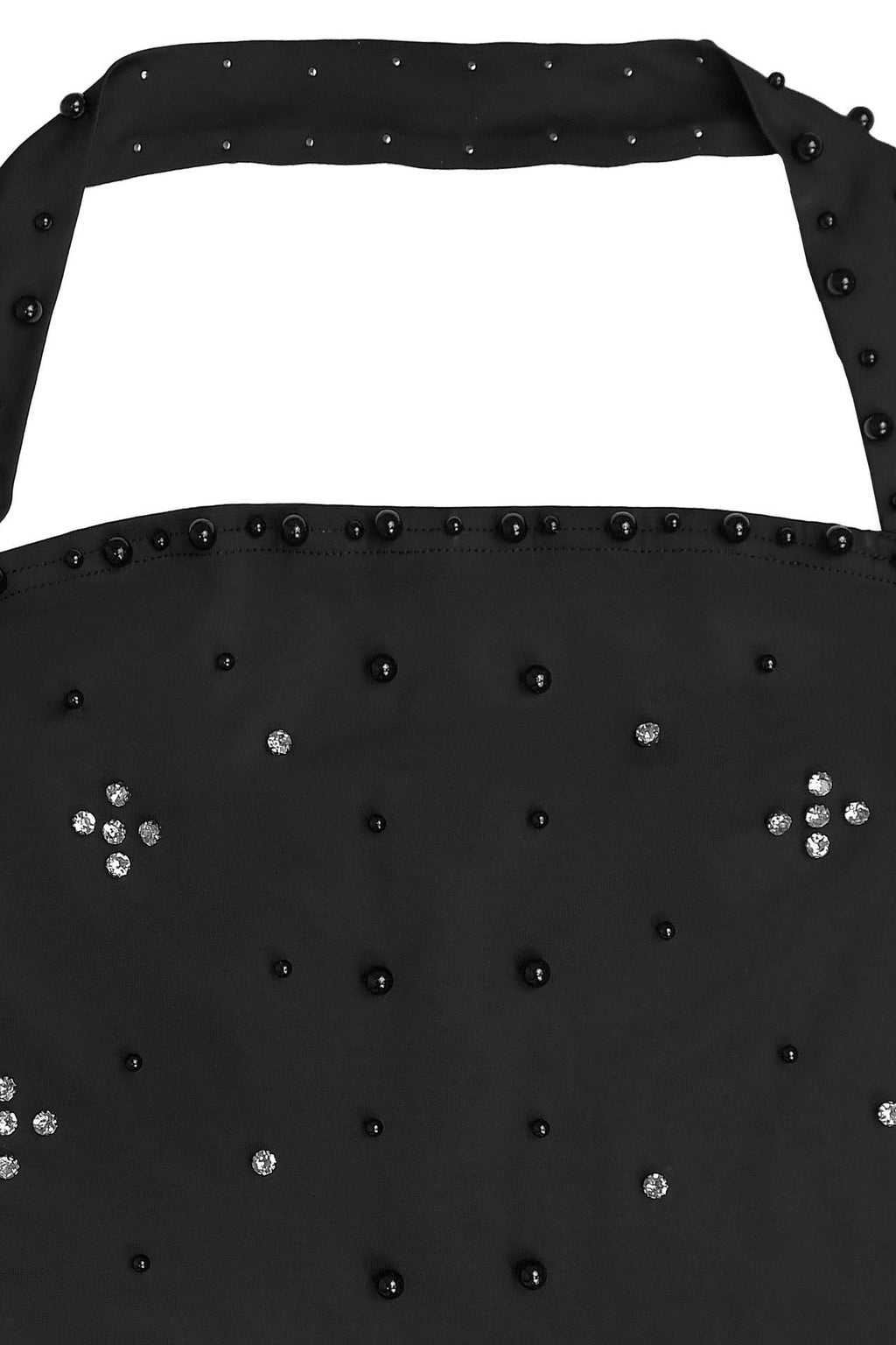 Halter Rhinestone Beaded Bodycon Dress Lavish Daily