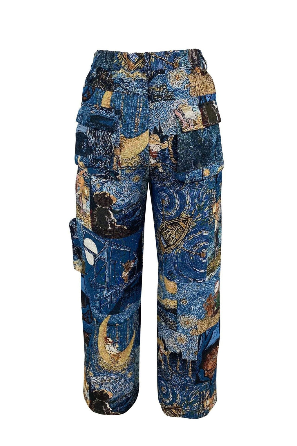 Vintage Casual Jacquard Cargo Pants Lavish Daily
