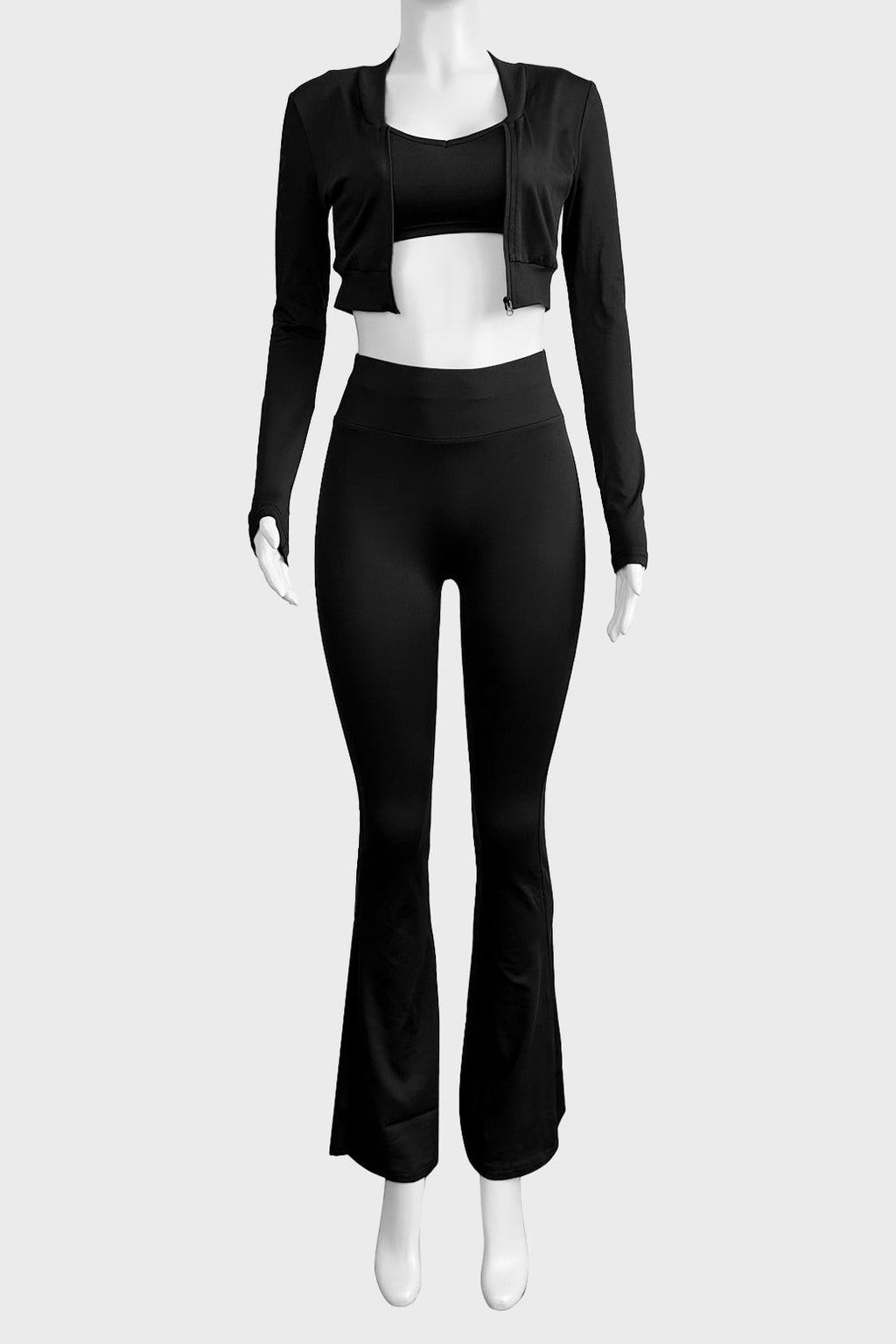 Solid Color Fashion 3 Piece Pant Set Lavish Daily