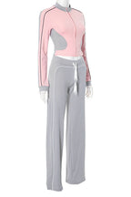 Stand Collar Slim Fit Sport Shorts Set Lavish Daily