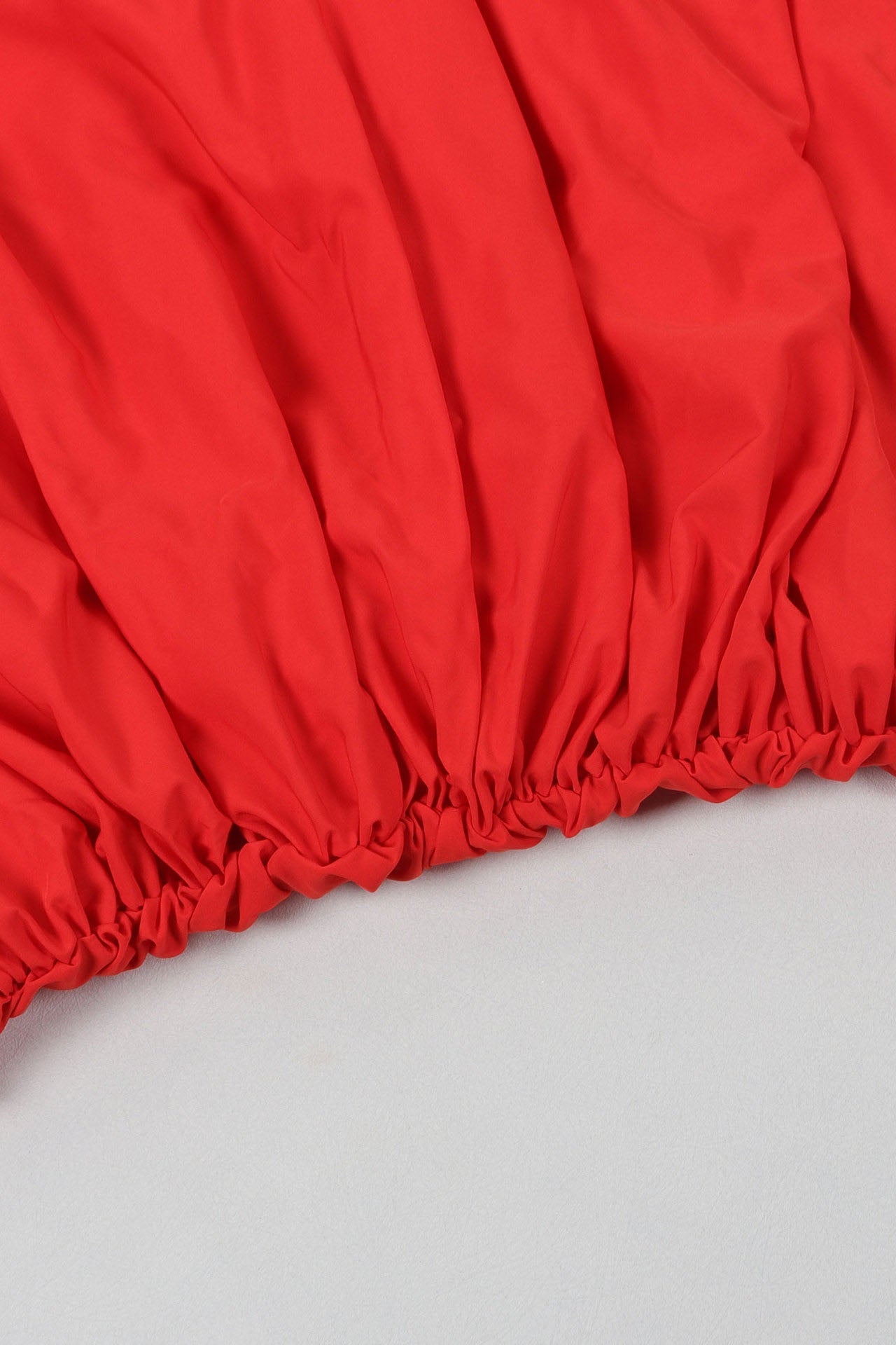 Red Mini Balloon Bubble Dress Lavish Daily