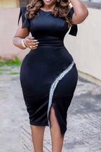 Sleeveless Bodycon Midi Dress Lavish Daily