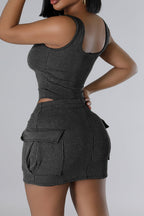 Bodysuits And Skirt Two-Piece Set Lavish Daily