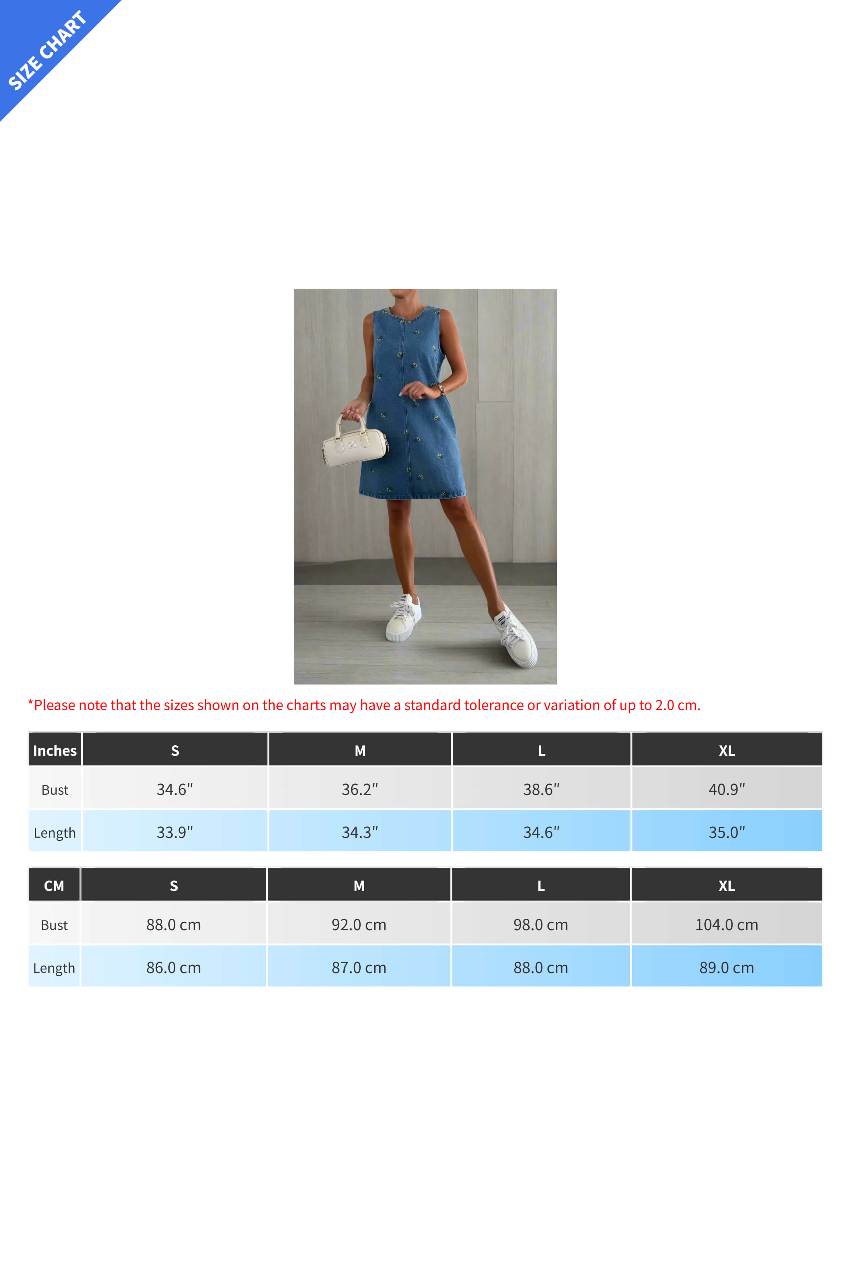 Floral Denim Sleeveless Vest Dress Lavish Daily