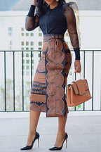 Classy Bow Tie Skirt Lavish Daily