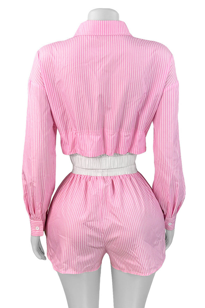 Seaside Prep Stripes Short Set Lavish Daily