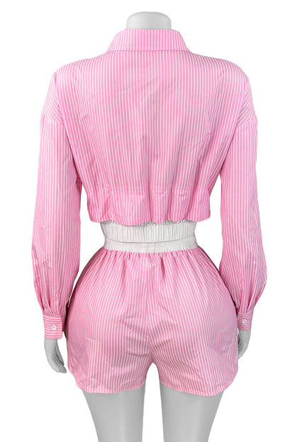 Seaside Prep Stripes Short Set Lavish Daily