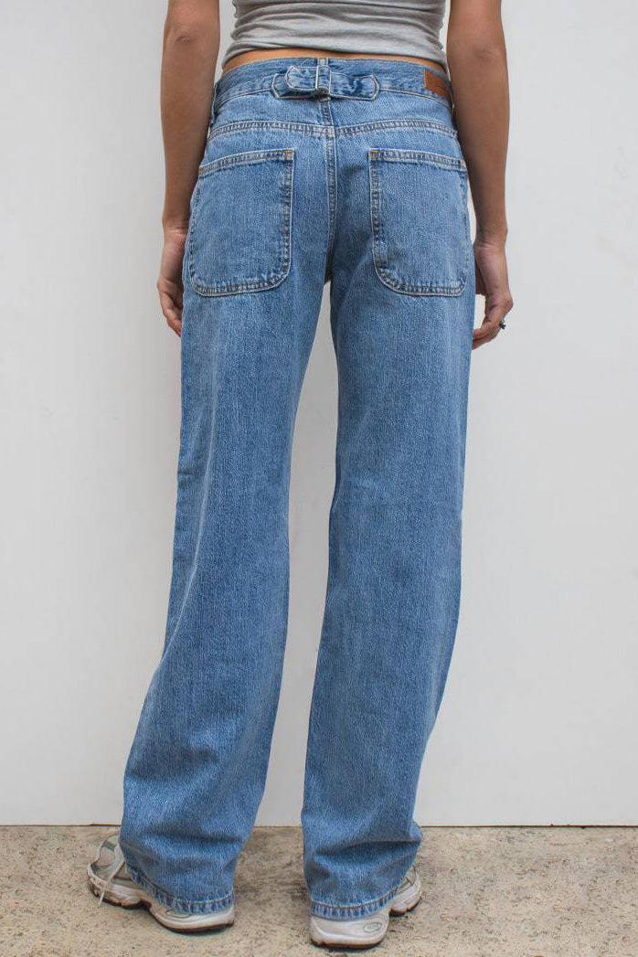 High Waist Loose Wide Leg Denim Jeans Lavish Daily