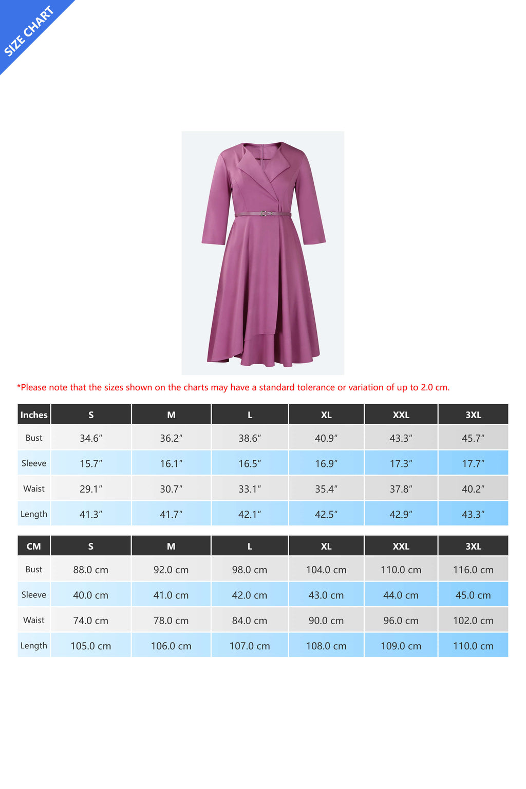 Three-Quarter Sleeve Ruched Waist Dress Lavish Daily