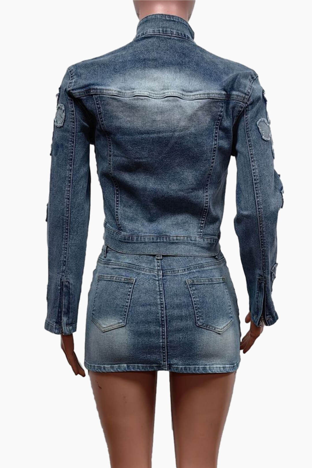 Denim 2 Piece Set Lavish Daily