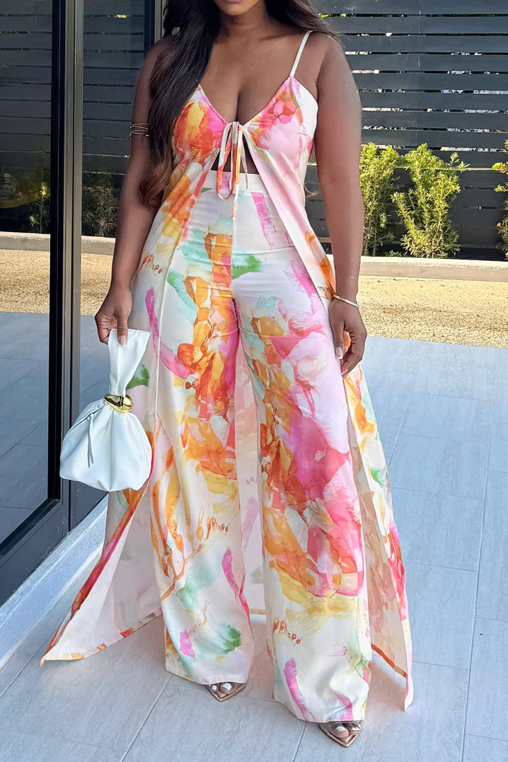 Floral Maxi Top & Pant Set Lavish Daily