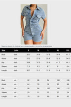 Denim Romper Lavish Daily