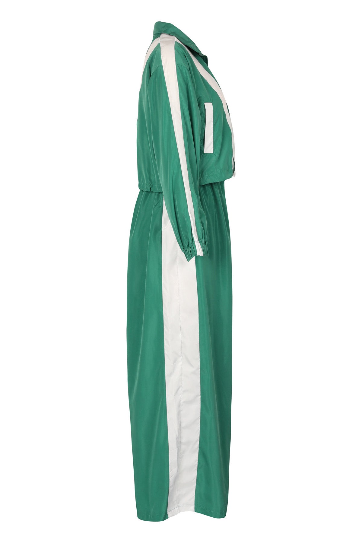 Color-Block Windbreaker & Wide-Leg Set Lavish Daily
