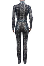 Slim Fit Printed Stretch Pants Set Lavish Daily