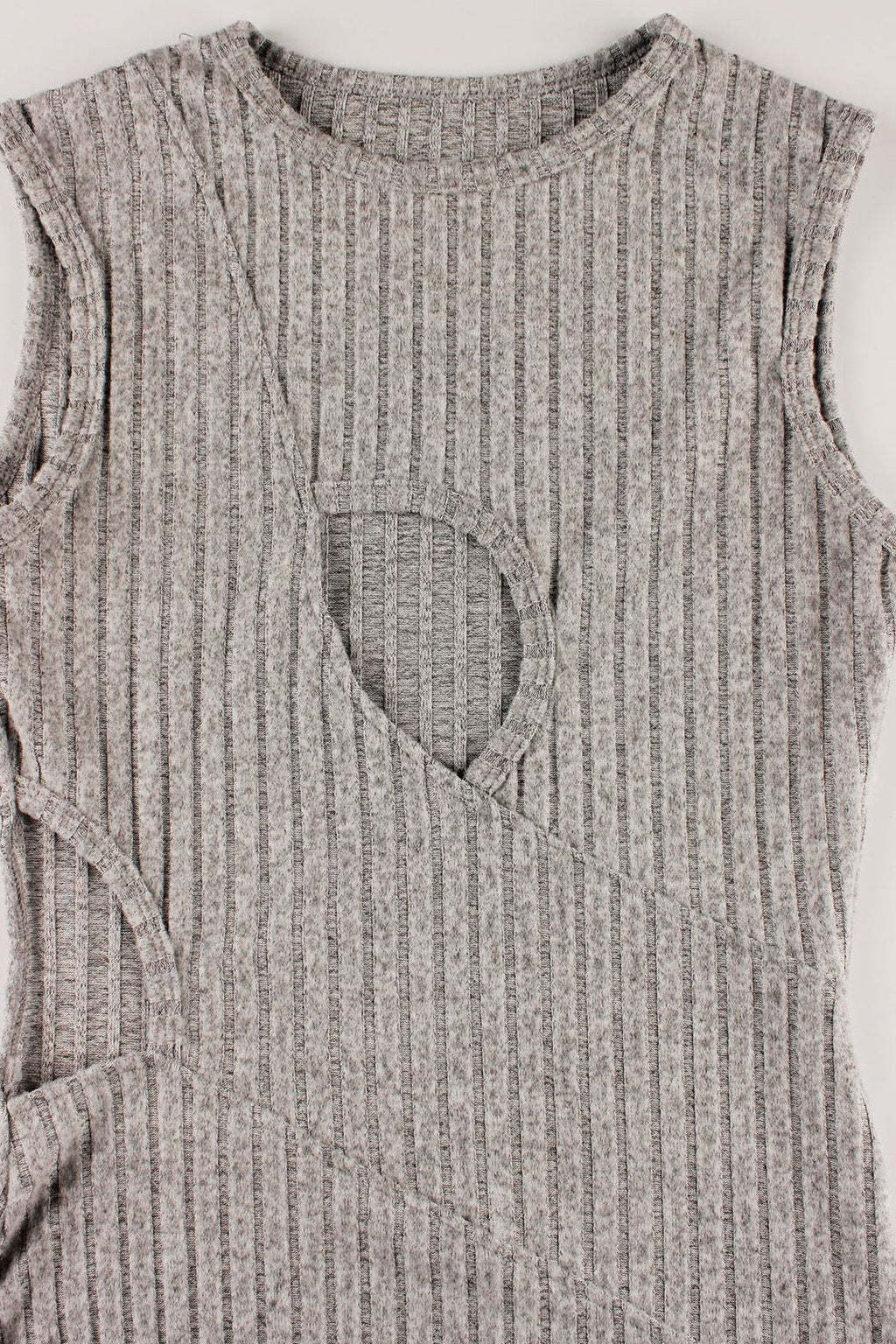 Solid Slim Stretch Hollow Bodycon Mini Dress Lavish Daily