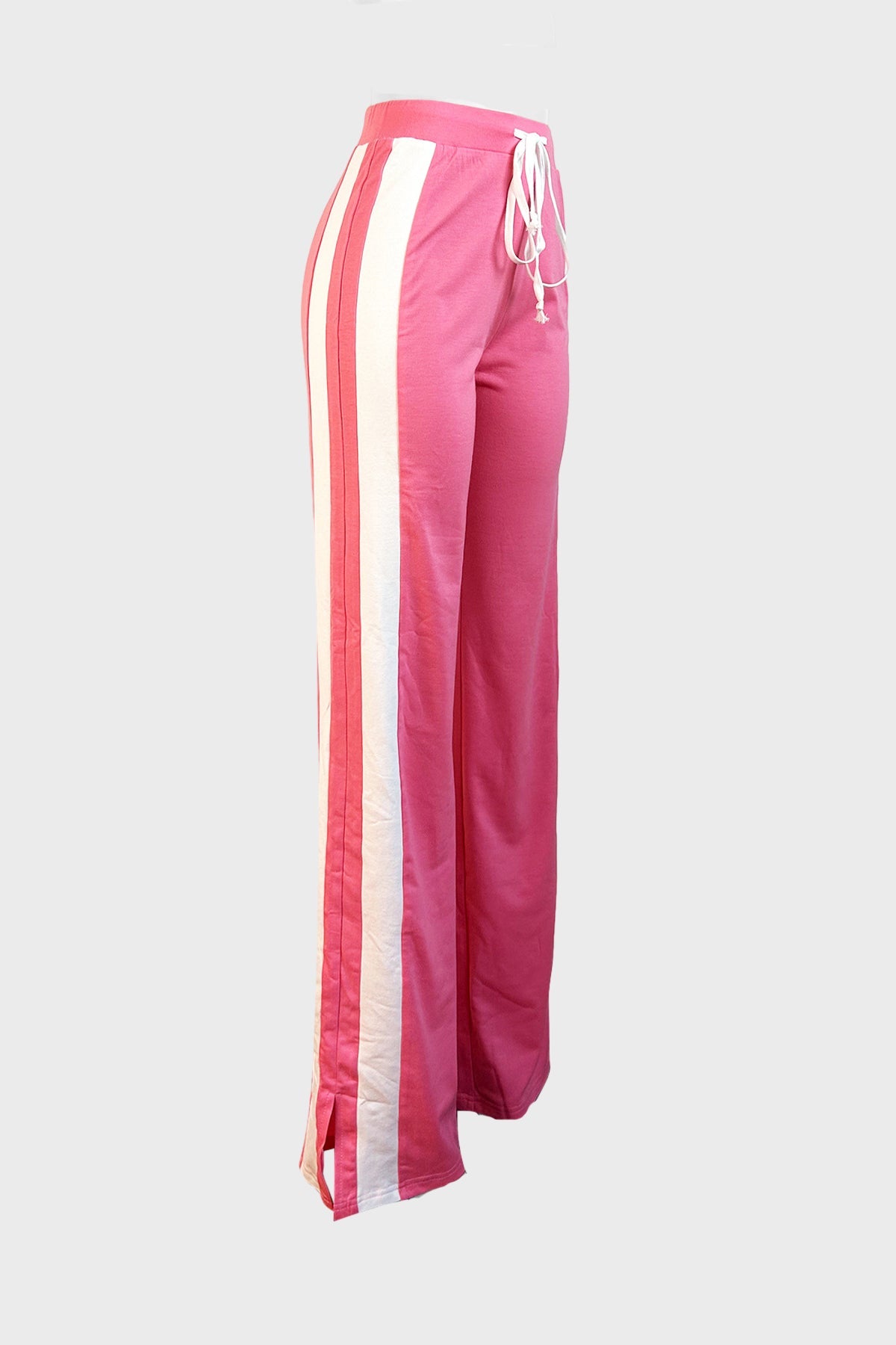 Two Toned Retro Wide Leg Joggers Lavish Daily