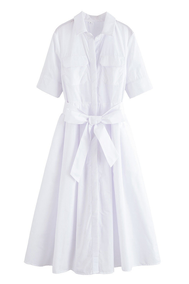 Waist Slimming Shirt Dress Lavish Daily