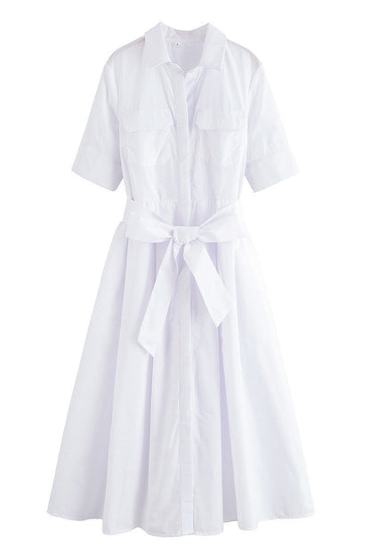 Waist Slimming Shirt Dress Lavish Daily